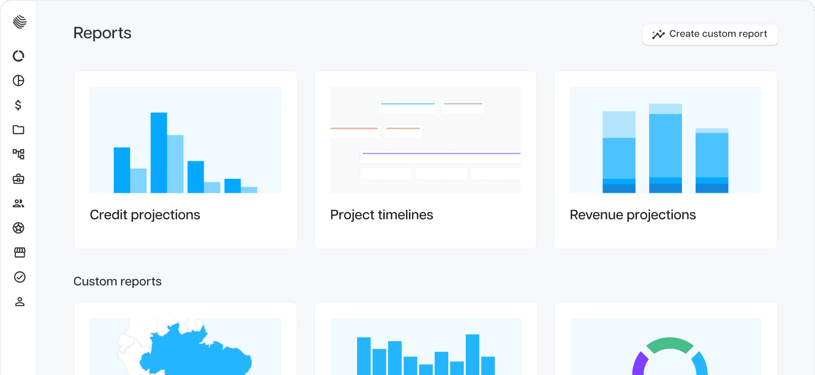 Dashboard chart created